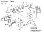 Bosch 0 603 268 242 PHG 490 Hot Air Gun 240 V / GB Spare Parts PHG490